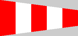 Naval Signal Flag / Pennant 100% Cotton – Marine Code Answer 20" X 8.5" 